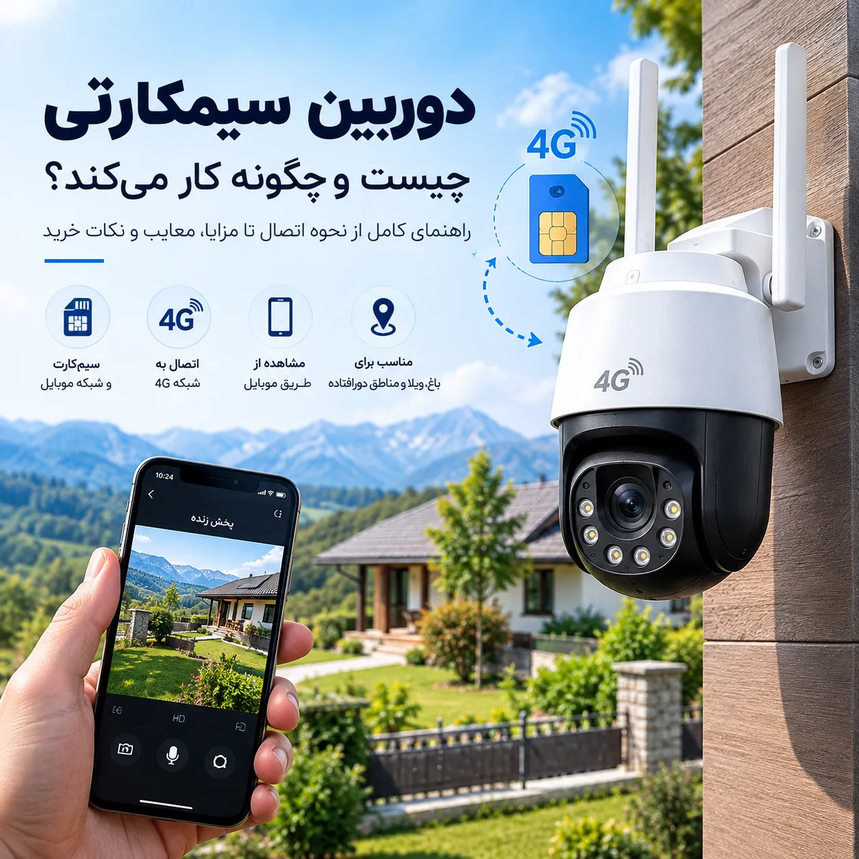 دوربین سیمکارتی چیست و چگونه کار میکند؟