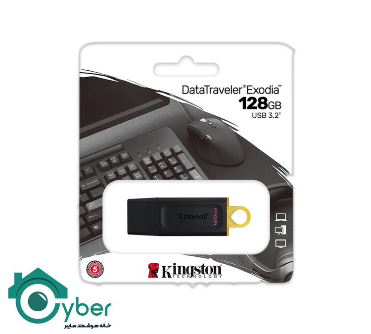 فلش مموری 128 گیگابایت کینگستون - Kingston