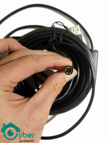 دوربین شلنگی آندوسکوپی 20 متری فنری سیم سفت(صنعتی) Android And PC Endoscope