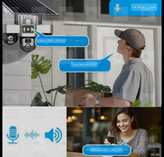 4G Solar Camera Survi Three Lens PTZ 18mp V3 2026 ( Motorized 3 Lens)